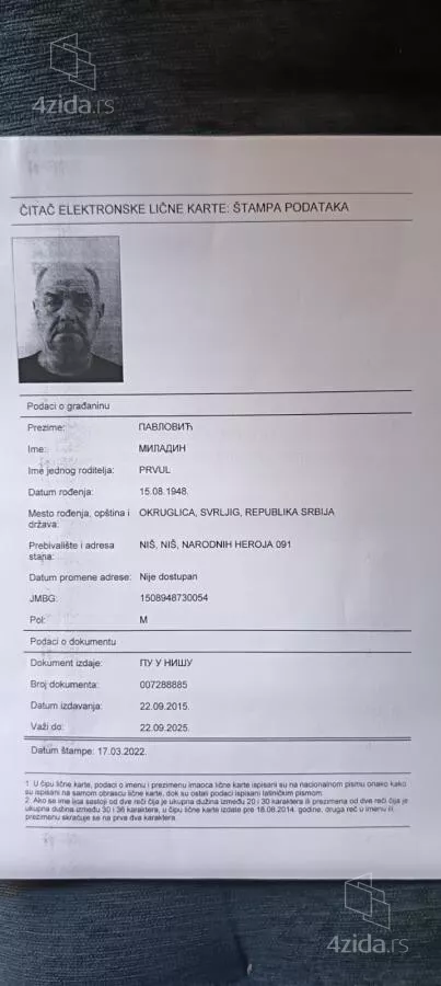 Jednoiposoban stan | 4zida