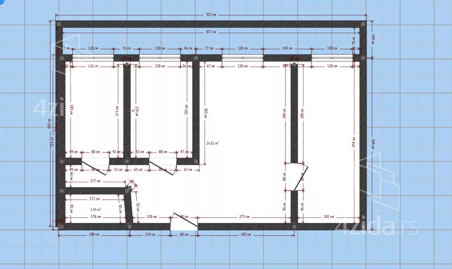 Dvoiposoban stan | 4zida