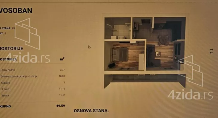 Dvosoban stan | 4zida