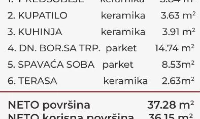 Jednoiposoban stan | 4zida