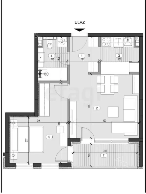 Dvosoban stan | 4zida