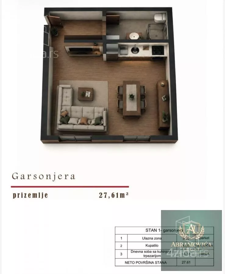 Garsonjera | 4zida