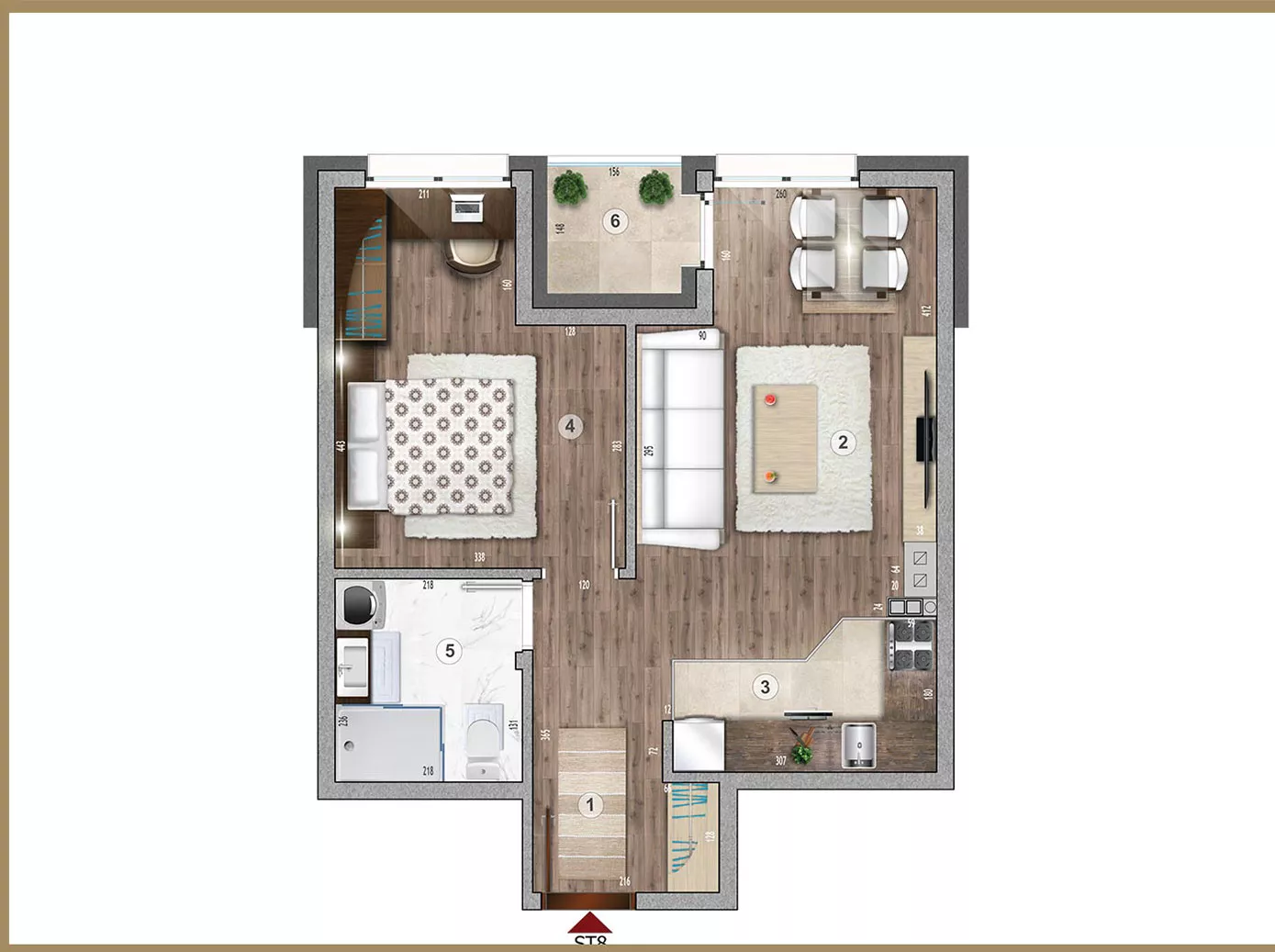 Jednosoban stan | 4zida