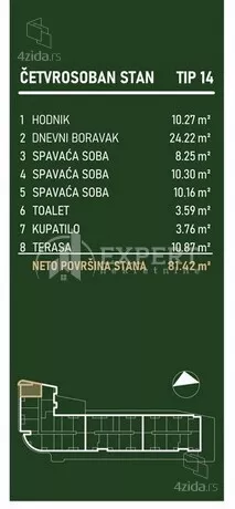 Četvorosoban stan | 4zida