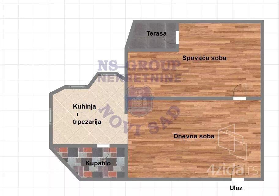 Jednoiposoban stan | 4zida