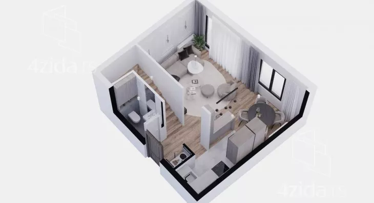 Dvosoban stan | 4zida