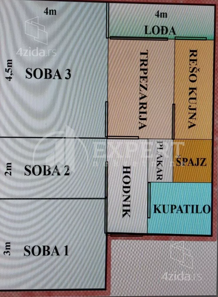 Dvoiposoban stan | 4zida