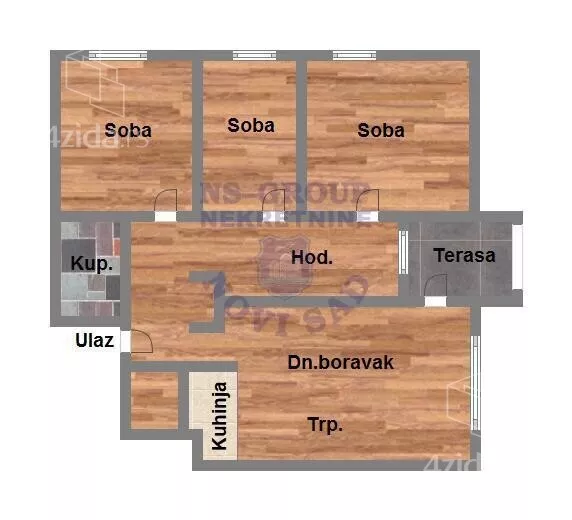 Troiposoban stan | 4zida