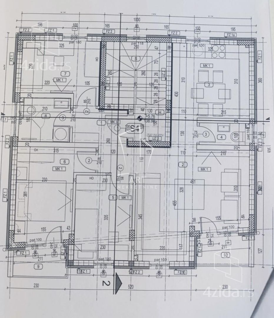 Apartament me 1 dhoma, 70 m²