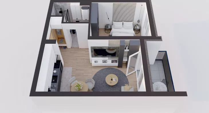 Jednoiposoban stan | 4zida