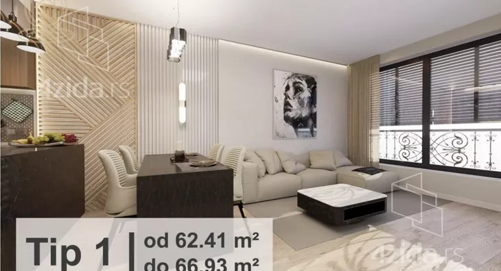 Jednoiposoban stan | 4zida