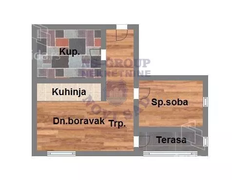 Jednoiposoban stan | 4zida
