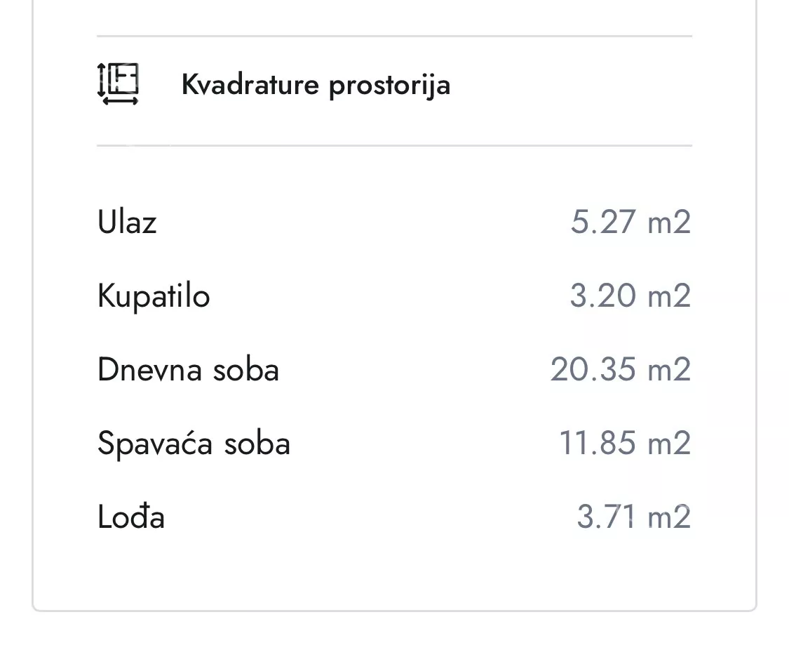 Jednoiposoban stan | 4zida