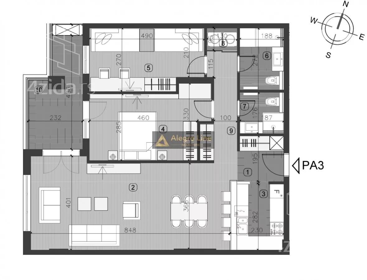 Trosoban stan | 4zida