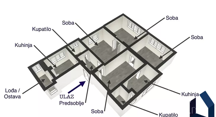 Četvorosoban stan | 4zida