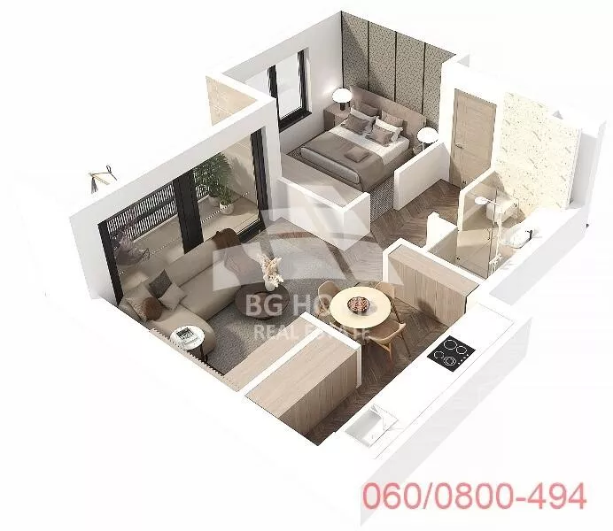 Jednoiposoban stan | 4zida