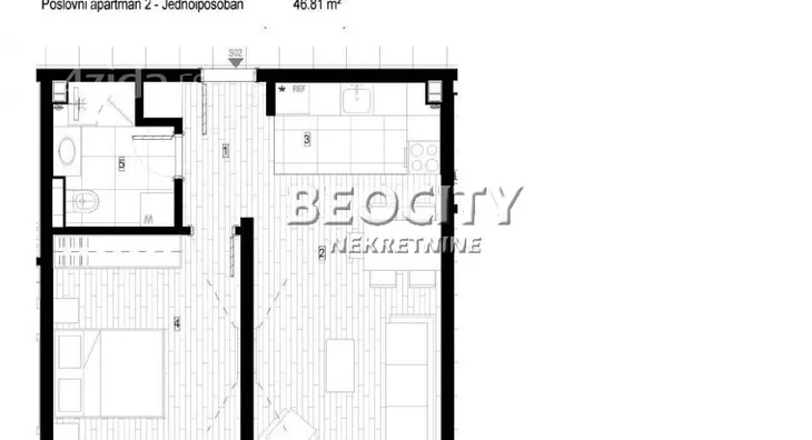 Jednoiposoban stan | 4zida