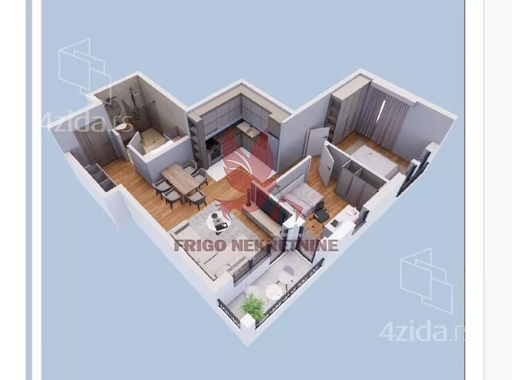 Trosoban stan | 4zida