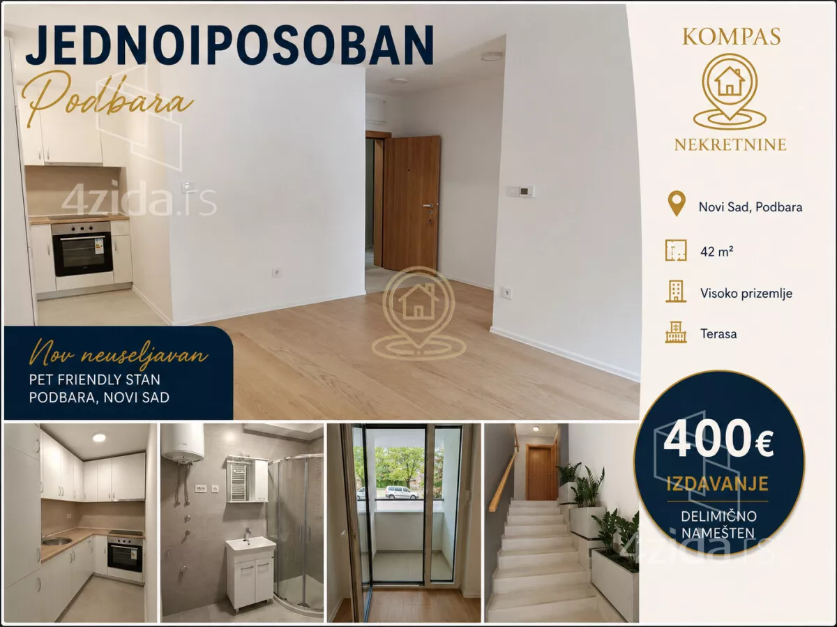 Jednoiposoban stan | 4zida