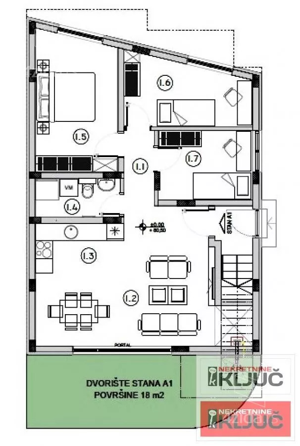 Troiposoban stan | 4zida