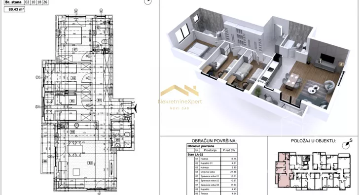 Četvorosoban stan | 4zida