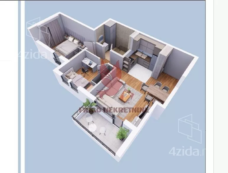 Trosoban stan | 4zida