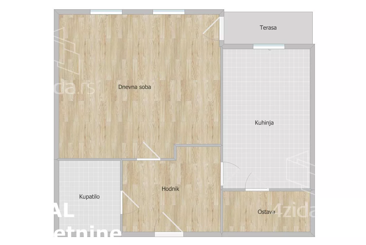 Jednosoban stan | 4zida