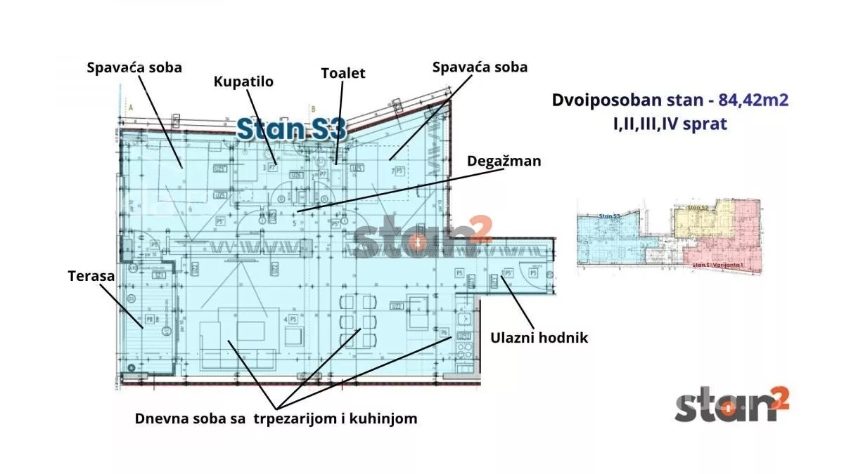 Dvoiposoban stan | 4zida