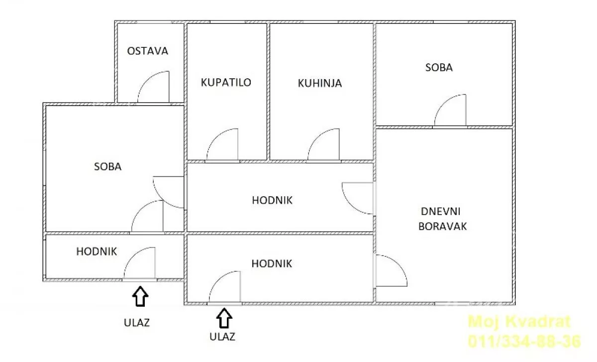 Trosoban stan | 4zida