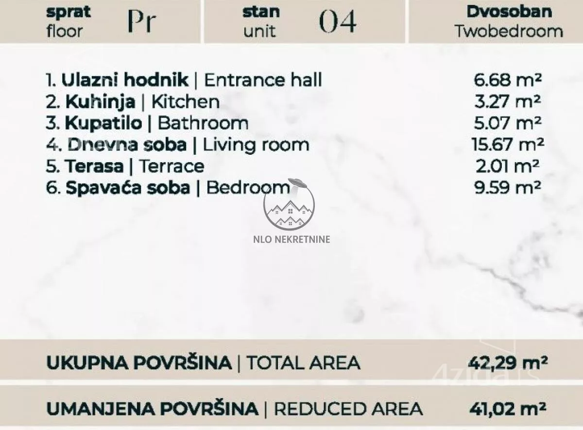 Dvosoban stan | 4zida