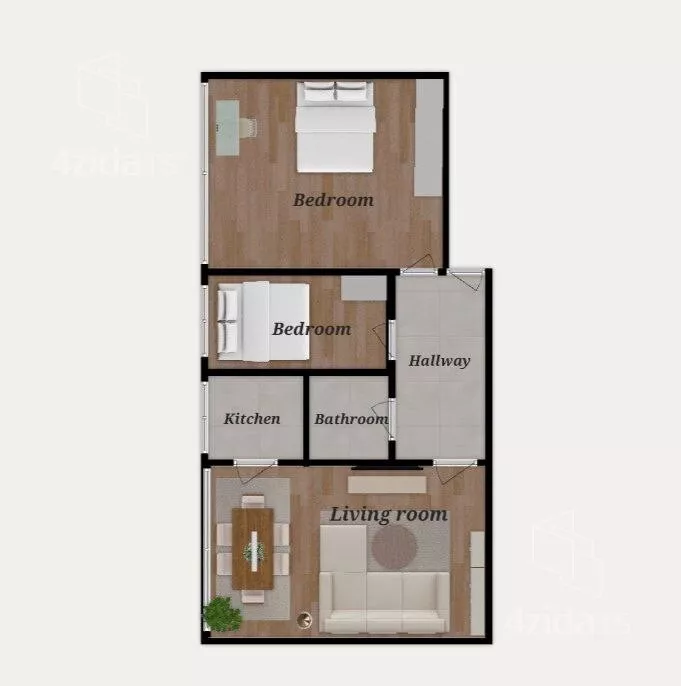 Dvoiposoban stan | 4zida