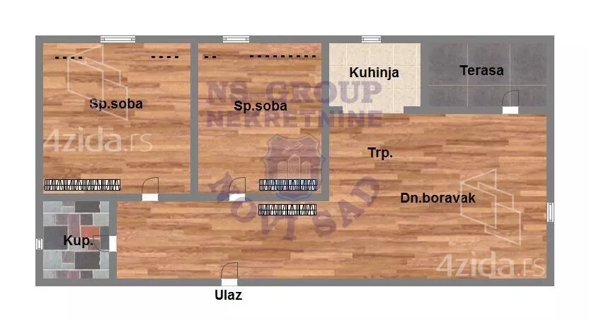 Trosoban stan | 4zida