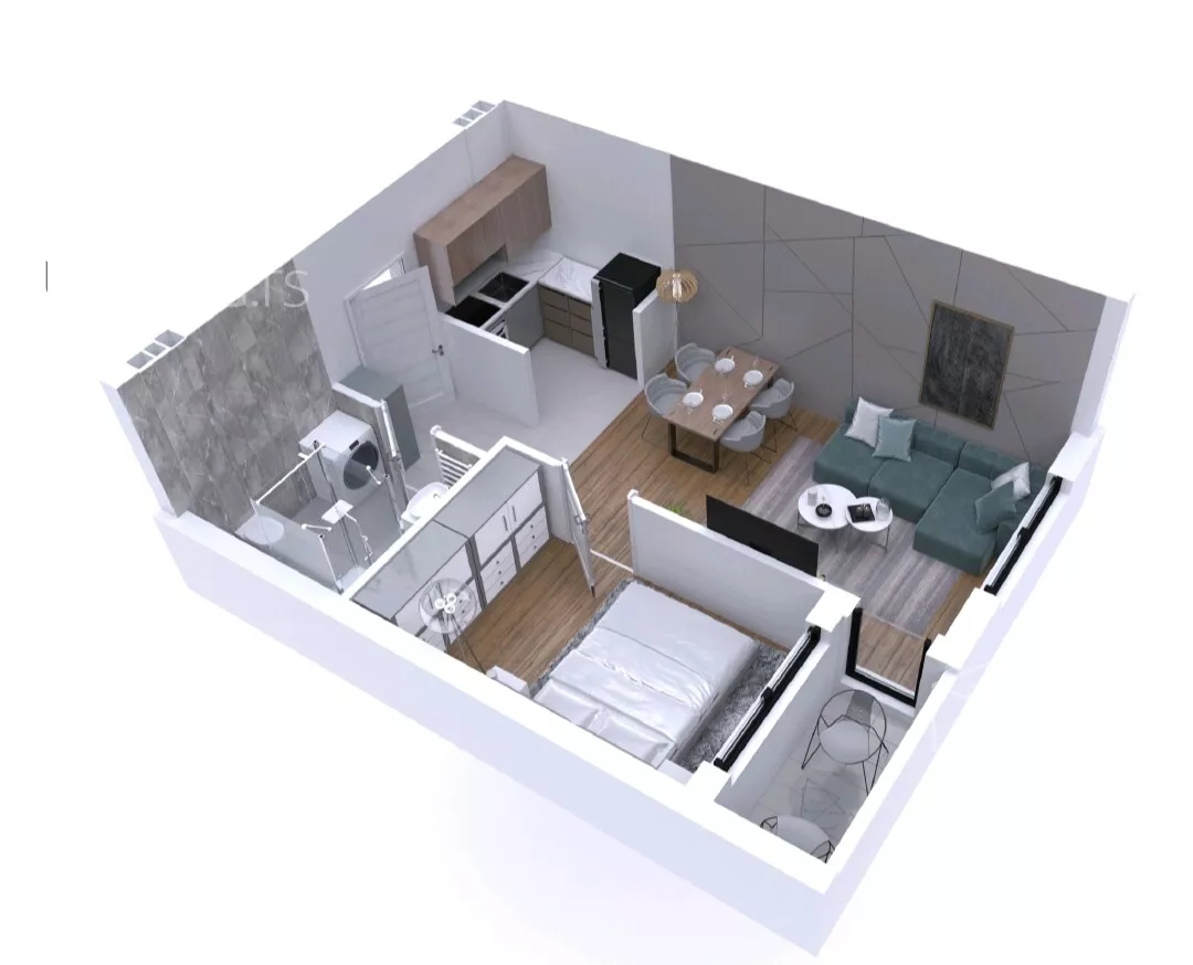 Jednoiposoban stan | 4zida