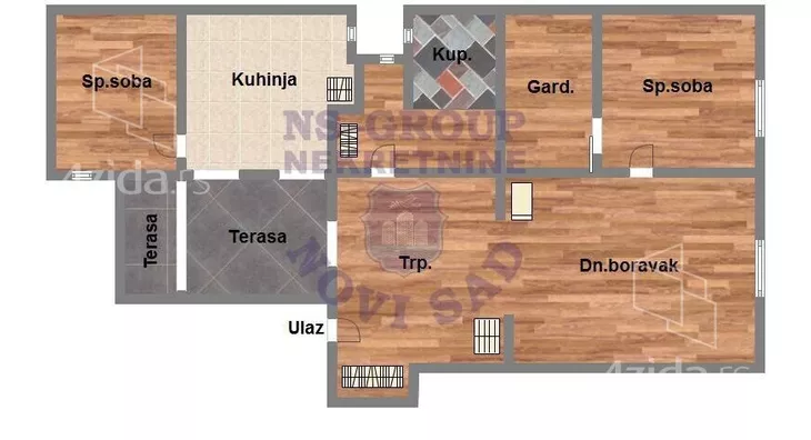 Trosoban stan | 4zida