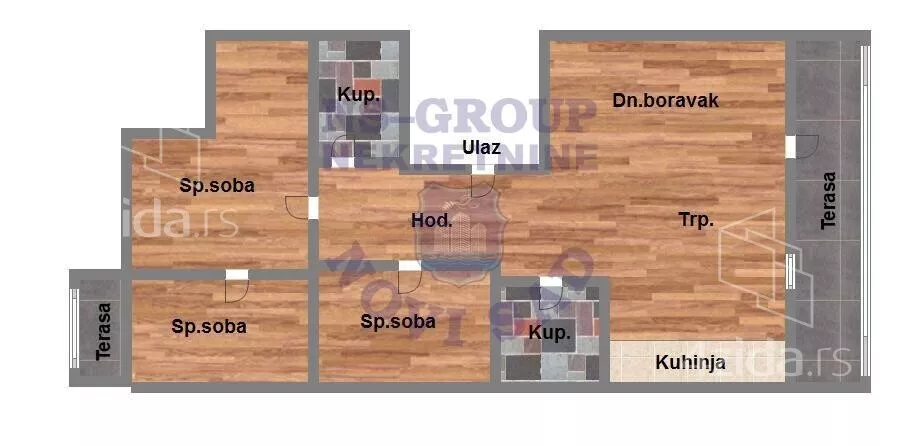 Troiposoban stan | 4zida