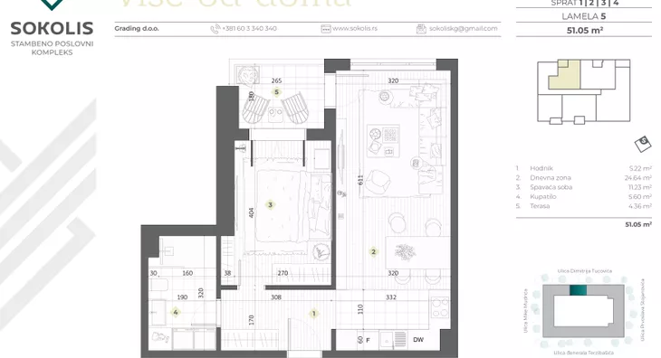 Dvosoban stan | 4zida