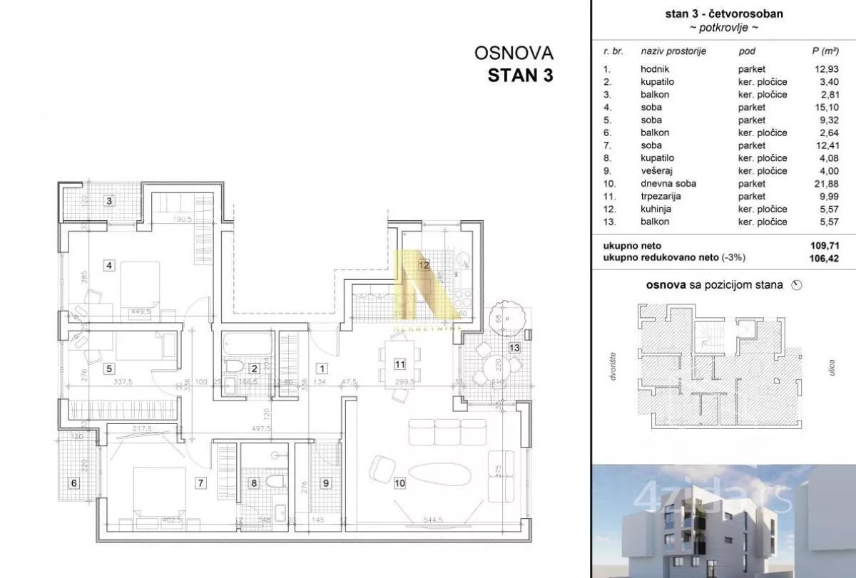 Četvorosoban stan | 4zida