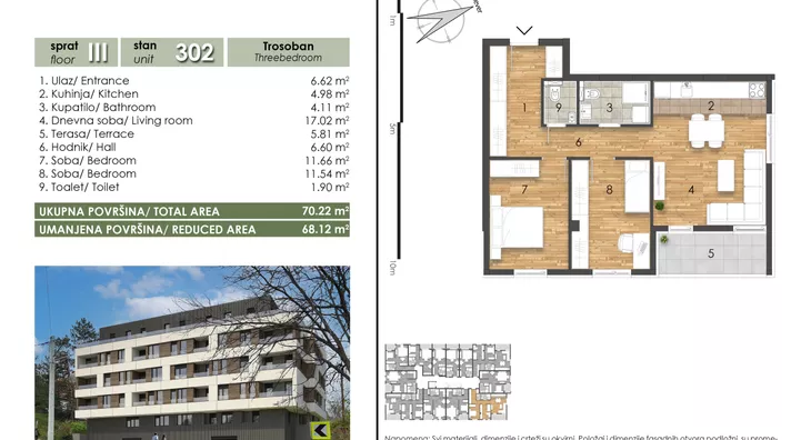 Trosoban stan | 4zida