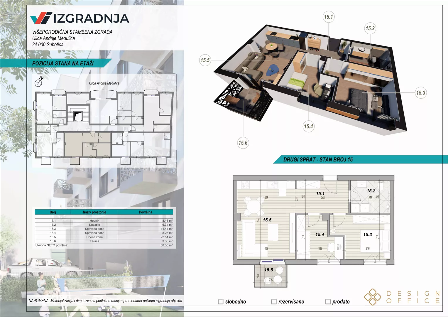 Trosoban stan | 4zida