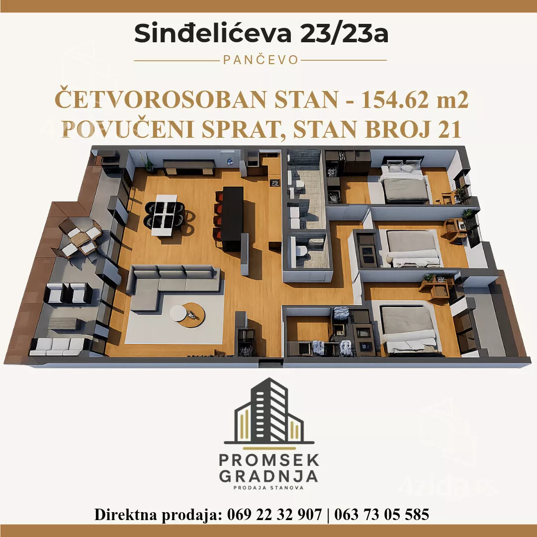 Dvosoban stan | 4zida