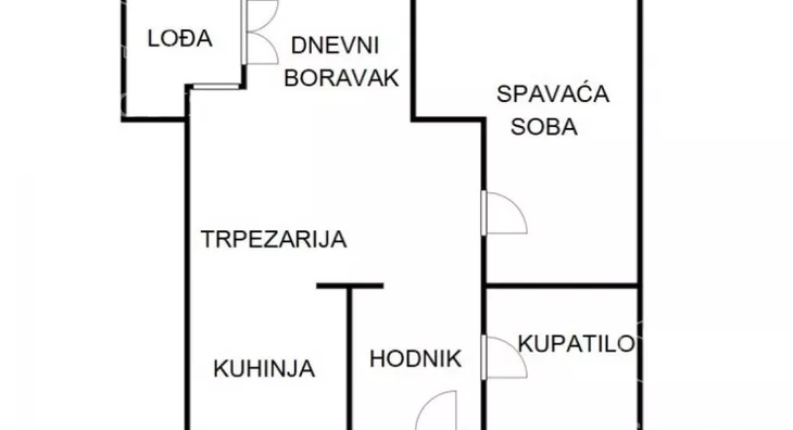 Jednoiposoban stan | 4zida