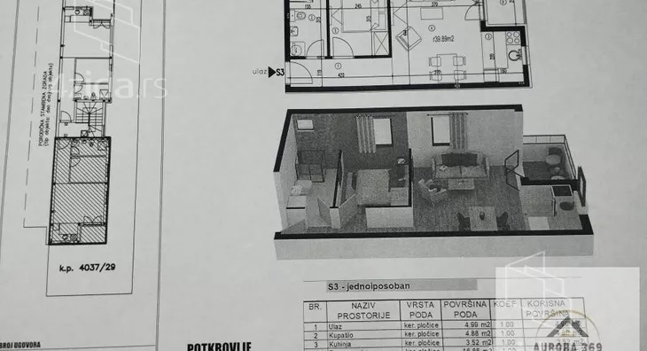 Jednoiposoban stan | 4zida