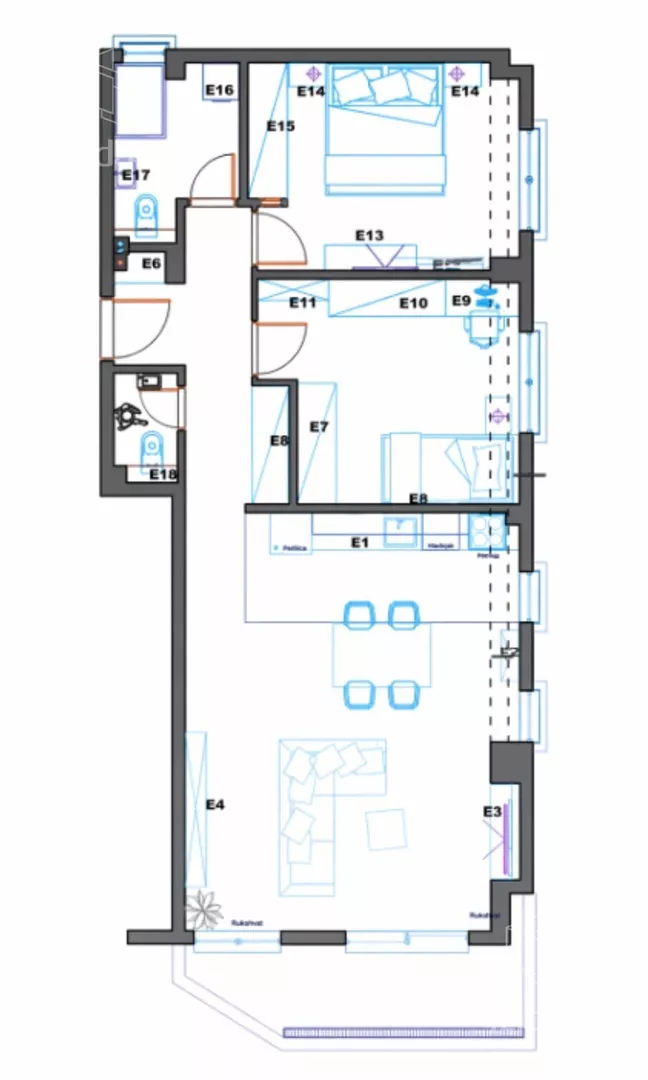 Trosoban stan | 4zida