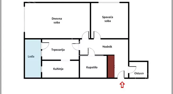 Dvosoban stan | 4zida