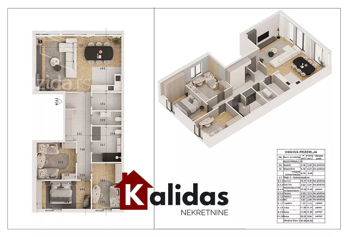 Četvorosoban stan | 4zida