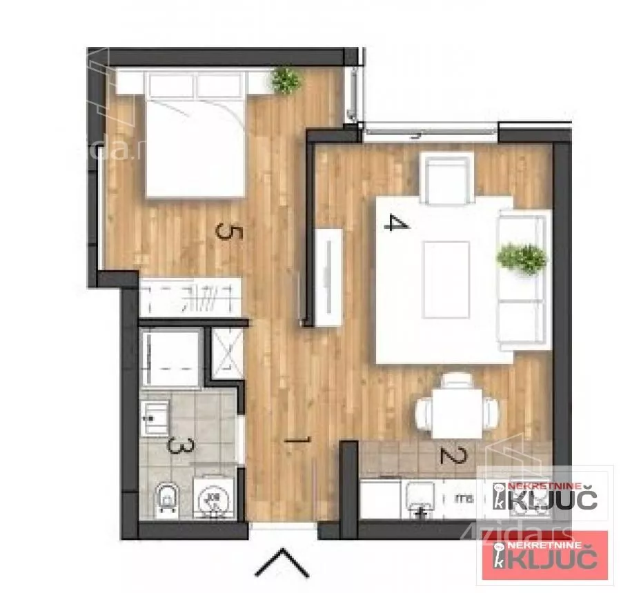 Dvosoban stan | 4zida