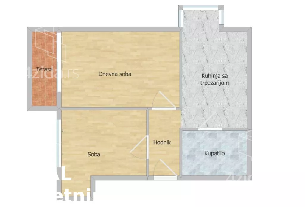 Dvosoban stan | 4zida