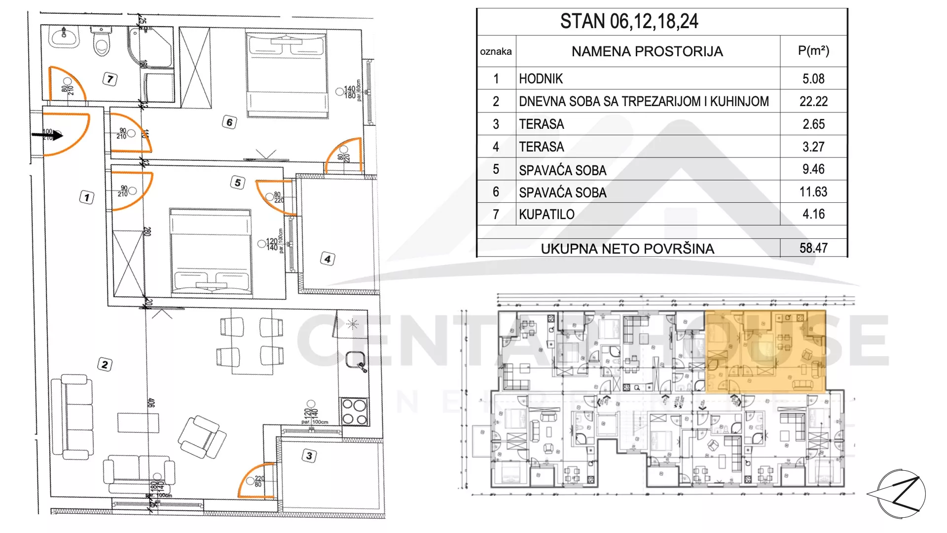 Dvoiposoban stan | 4zida