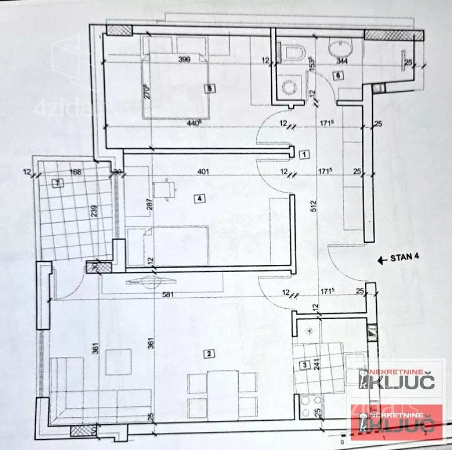 Trosoban stan | 4zida