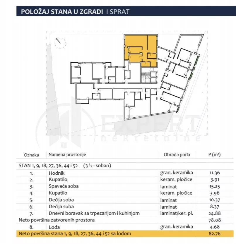 Troiposoban stan | 4zida